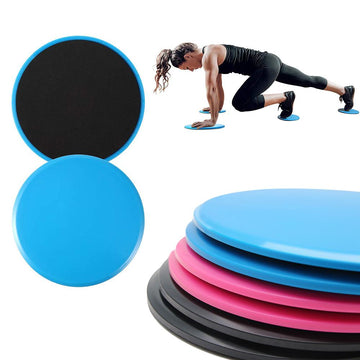 2pcs Gliding Discs Slider Fitness Disc Exercise Sliding Plate Training